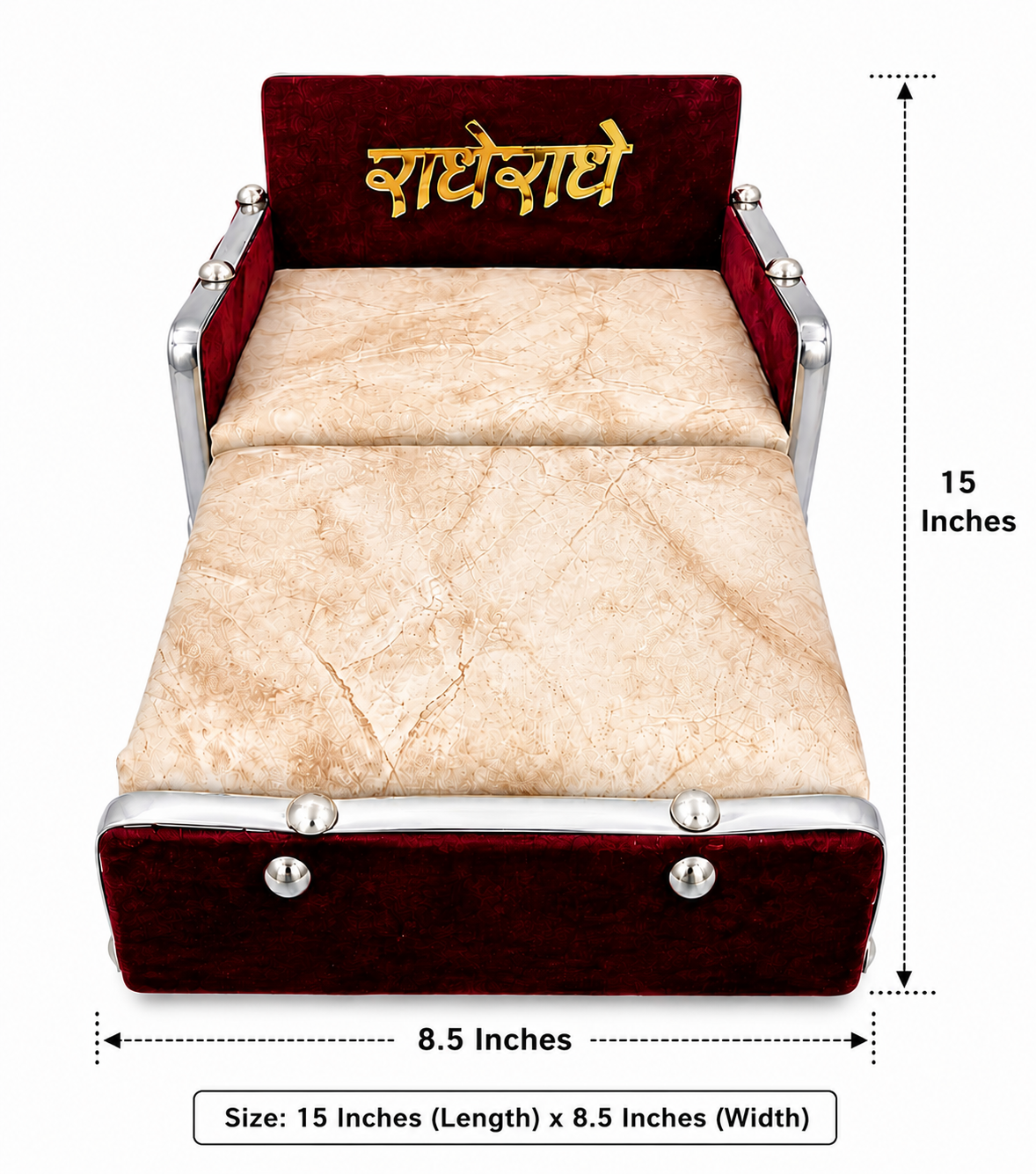 Radhe Radhe Sofa Cum Bed for Laddu Gopal