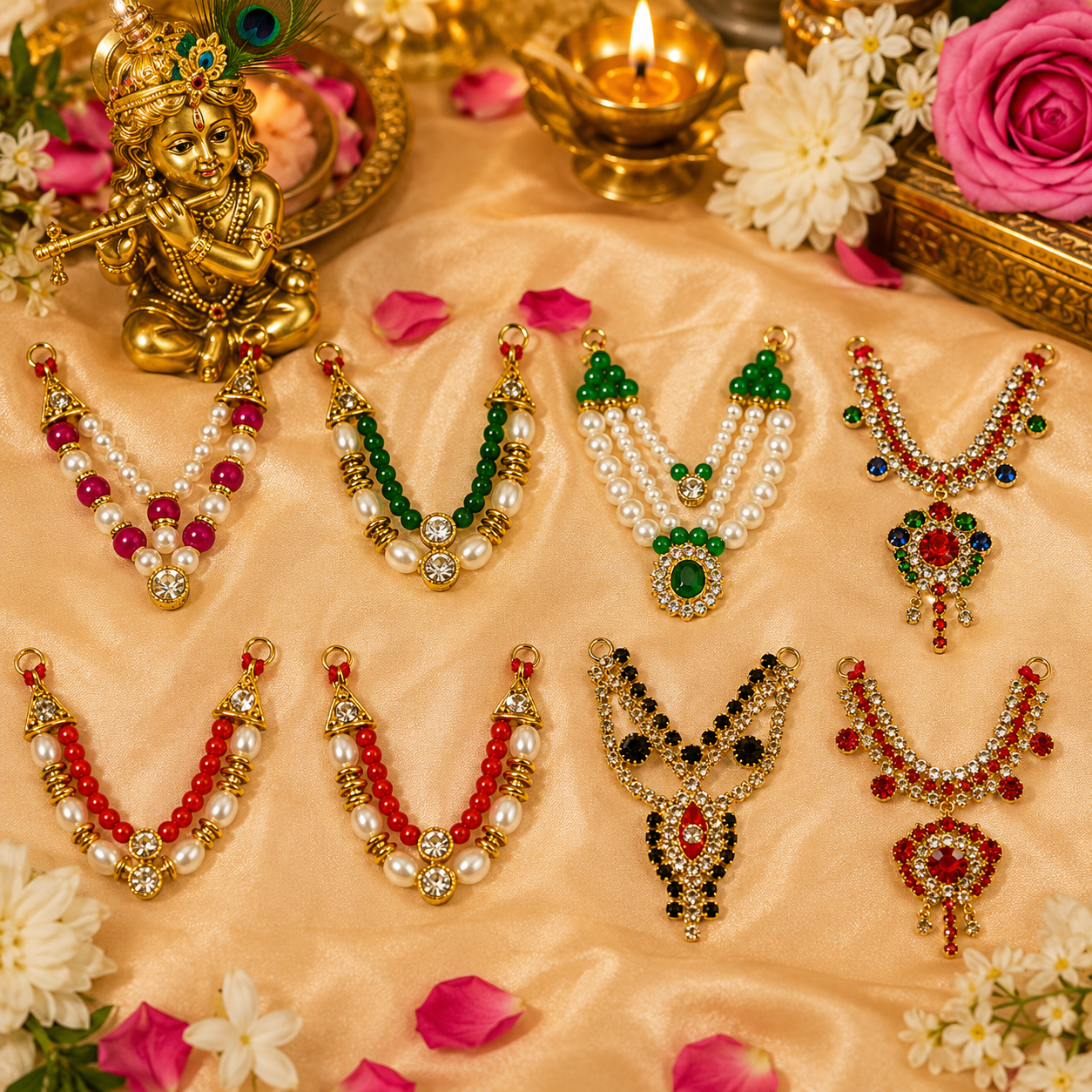 Laddu gopal necklace