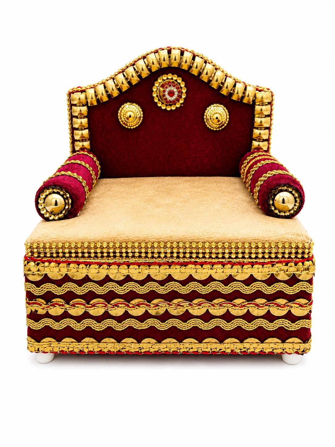 Premium Velvet Storage Singhasan for Laddu Gopal