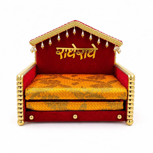 Radhe Radhe Designer Sofa Cum Bed for Laddu Gopal