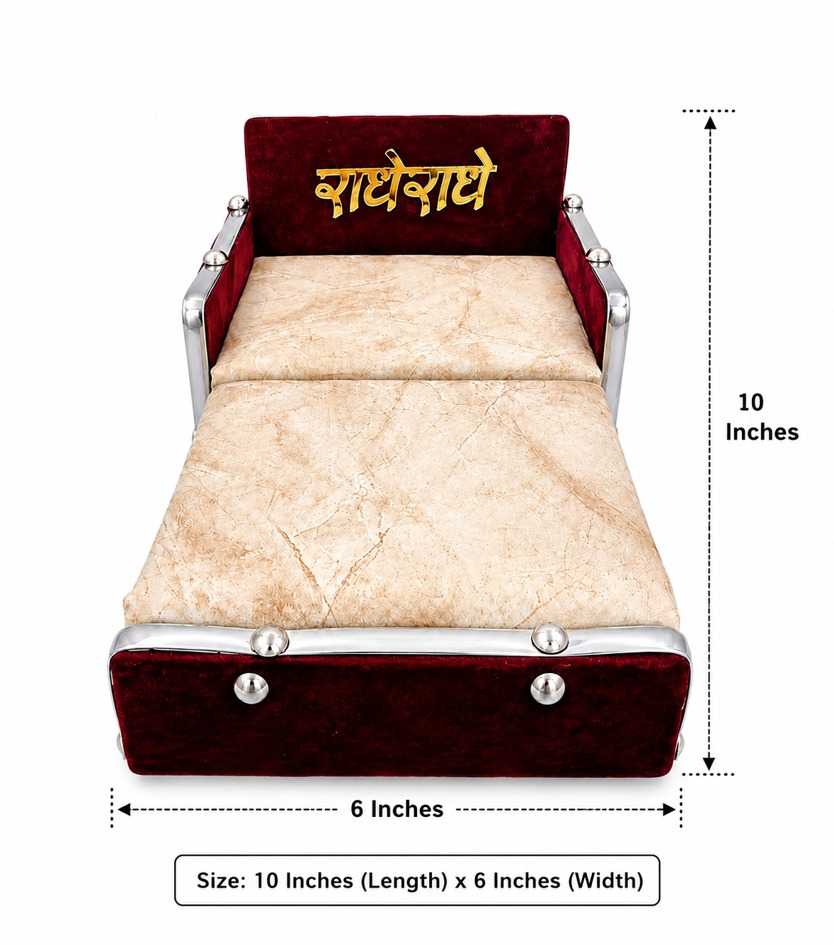 Radhe Radhe Sofa Cum Bed for Laddu Gopal