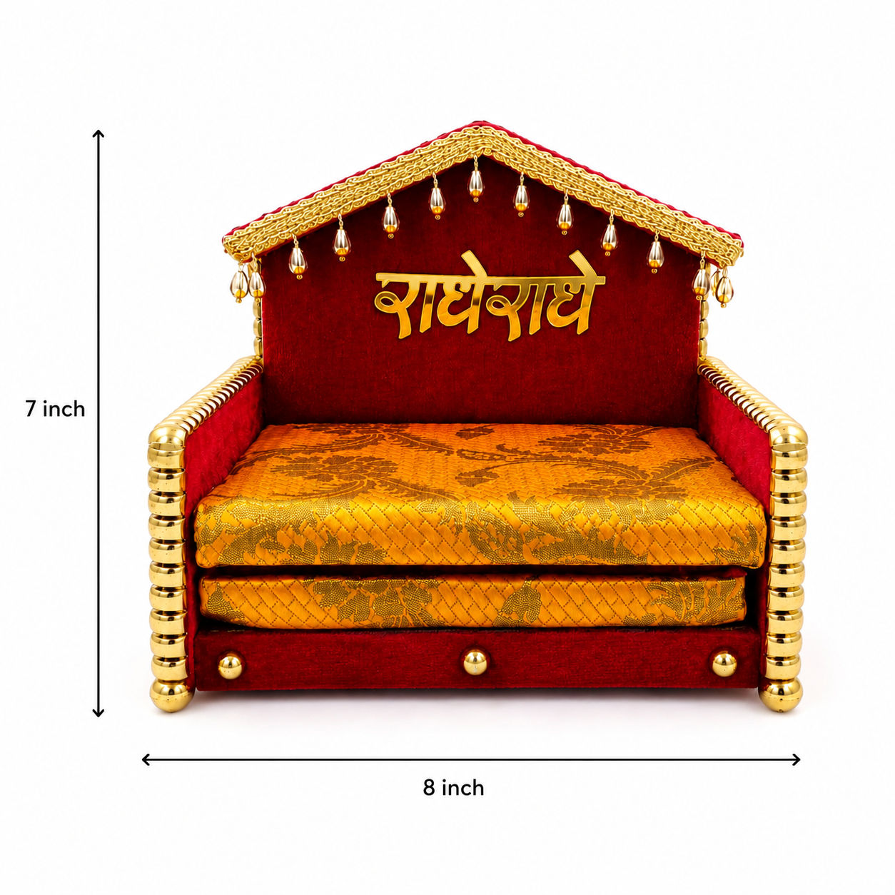 Radhe Radhe Designer Sofa Cum Bed for Laddu Gopal