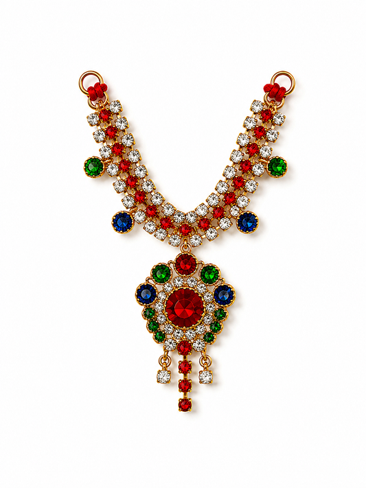 Multicolor Stone Pendant | Traditional Ethnic Jewelry