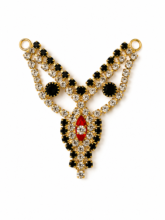 Black & Red Stone Designer Pendant