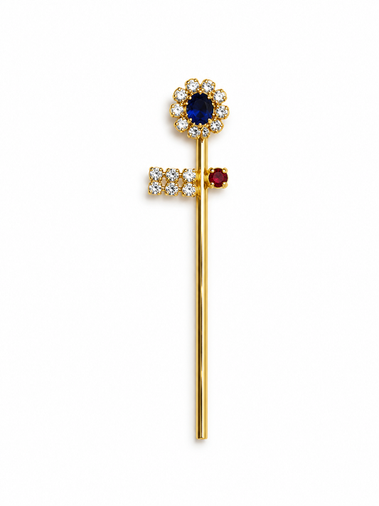 Royal Blue Stone Laddu Gopal Murli – Krishna Bansi