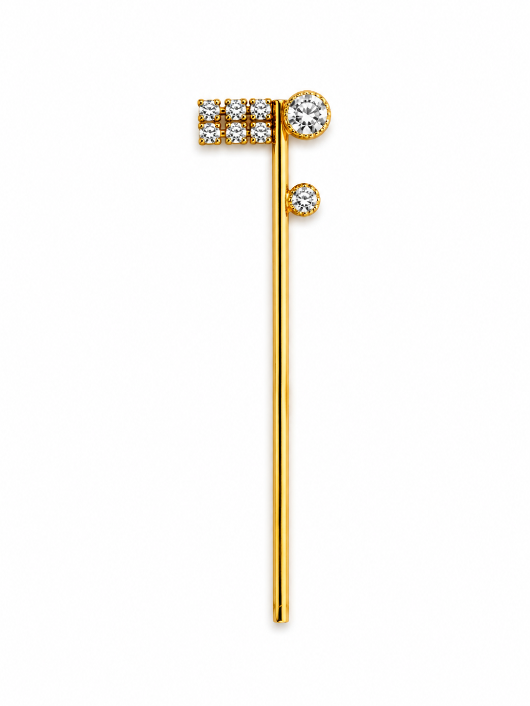 Classic Diamond Laddu Gopal Murli – Gold Plated Bansi